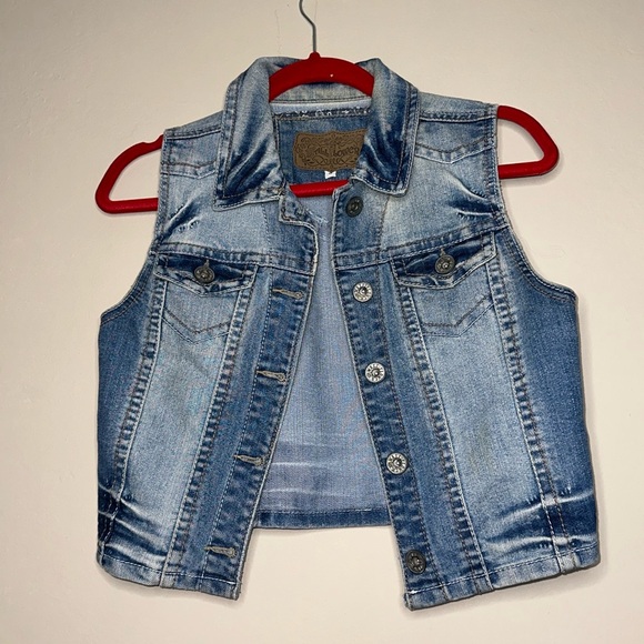 Wallflower Denim Vest - Picture 1 of 2